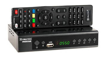 Tuner CABLETECH DVB-T2 H.265 HEVC