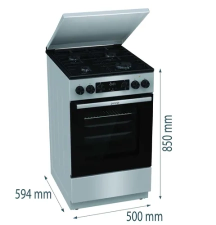 Kuchnia  gazowo-elektryczna GORENJE GK5C63SH